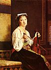 Famous Italienne Paintings - Musicienne Italienne